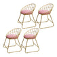Scandinavian Upholstered Side Chair Matte Finish Slat Back Dining Chairs (Set of 2) Rose Bloom 4 Piece Set Clearhalo ' kitchen&dining_furn' 'Dining Chairs' 'Dining Tables & Seating' 'dining_chair' 'furn' 'furn_dining_chair' 'Furniture' 'furniture_dining_chair' 'Kitchen & Dining Furniture' 'kitchen' 4008304