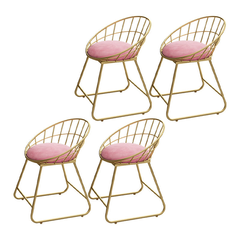 Scandinavian Upholstered Side Chair Matte Finish Slat Back Dining Chairs (Set of 2) Rose Bloom 4 Piece Set Clearhalo ' kitchen&dining_furn' 'Dining Chairs' 'Dining Tables & Seating' 'dining_chair' 'furn' 'furn_dining_chair' 'Furniture' 'furniture_dining_chair' 'Kitchen & Dining Furniture' 'kitchen' 4008304