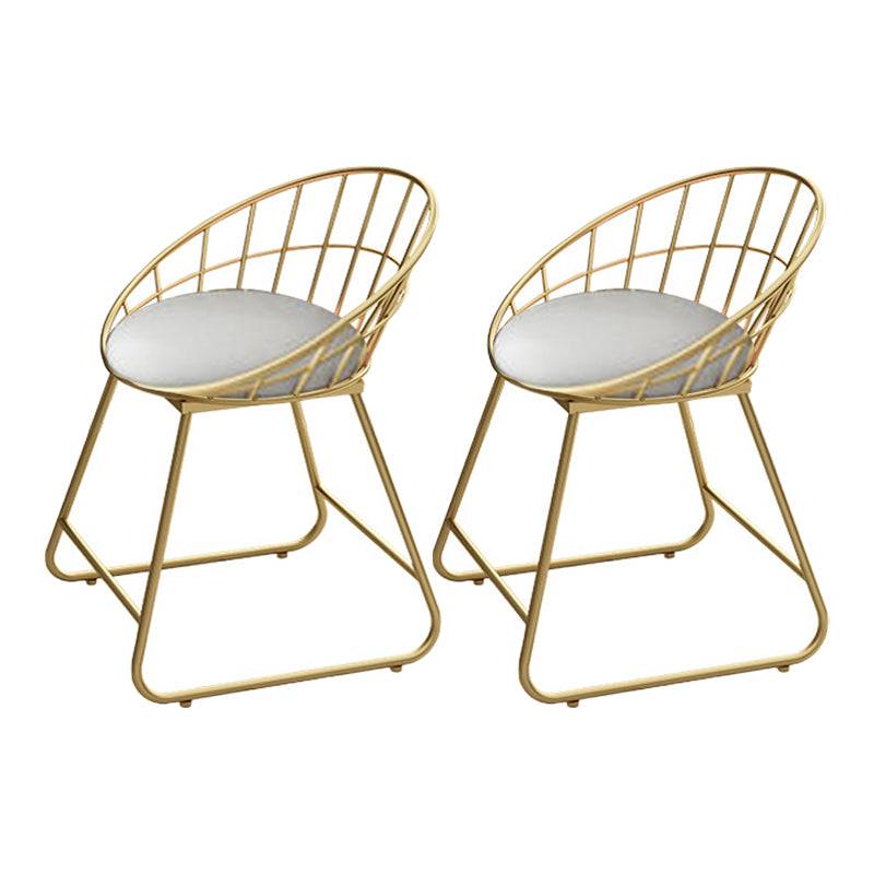 Scandinavian Upholstered Side Chair Matte Finish Slat Back Dining Chairs (Set of 2) White 2 Piece Set Clearhalo ' kitchen&dining_furn' 'Dining Chairs' 'Dining Tables & Seating' 'dining_chair' 'furn' 'furn_dining_chair' 'Furniture' 'furniture_dining_chair' 'Kitchen & Dining Furniture' 'kitchen' 4008308