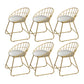 Scandinavian Upholstered Side Chair Matte Finish Slat Back Dining Chairs (Set of 2) White 6 Piece Set Clearhalo ' kitchen&dining_furn' 'Dining Chairs' 'Dining Tables & Seating' 'dining_chair' 'furn' 'furn_dining_chair' 'Furniture' 'furniture_dining_chair' 'Kitchen & Dining Furniture' 'kitchen' 4008312