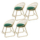 Scandinavian Upholstered Side Chair Matte Finish Slat Back Dining Chairs (Set of 2) Green 4 Piece Set Clearhalo ' kitchen&dining_furn' 'Dining Chairs' 'Dining Tables & Seating' 'dining_chair' 'furn' 'furn_dining_chair' 'Furniture' 'furniture_dining_chair' 'Kitchen & Dining Furniture' 'kitchen' 4008316