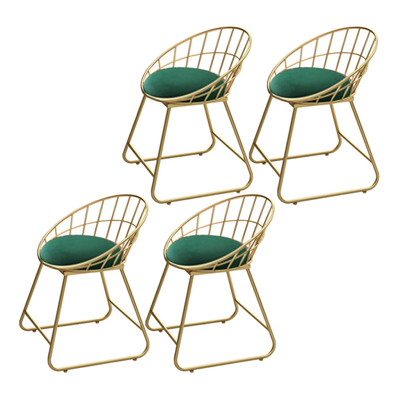 Scandinavian Upholstered Side Chair Matte Finish Slat Back Dining Chairs (Set of 2) Green 4 Piece Set Clearhalo ' kitchen&dining_furn' 'Dining Chairs' 'Dining Tables & Seating' 'dining_chair' 'furn' 'furn_dining_chair' 'Furniture' 'furniture_dining_chair' 'Kitchen & Dining Furniture' 'kitchen' 4008316