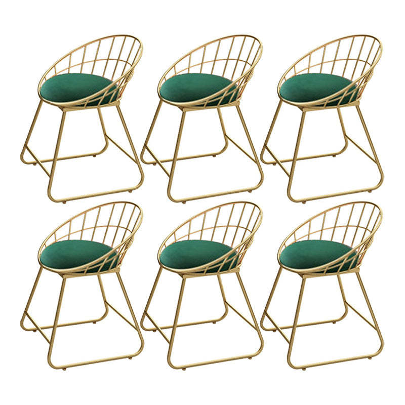 Scandinavian Upholstered Side Chair Matte Finish Slat Back Dining Chairs (Set of 2) Green 6 Piece Set Clearhalo ' kitchen&dining_furn' 'Dining Chairs' 'Dining Tables & Seating' 'dining_chair' 'furn' 'furn_dining_chair' 'Furniture' 'furniture_dining_chair' 'Kitchen & Dining Furniture' 'kitchen' 4008318