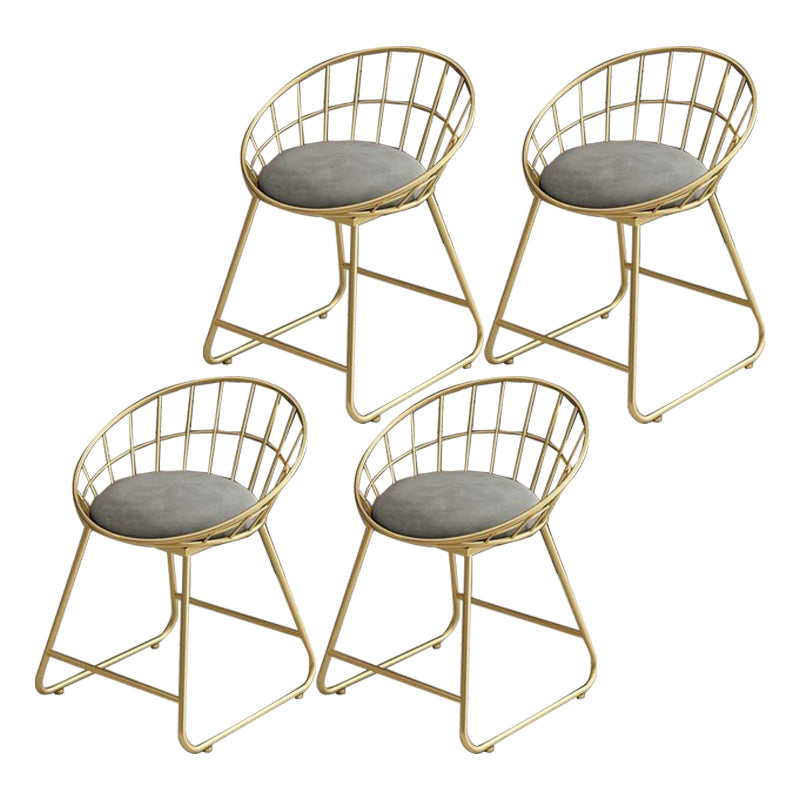 Scandinavian Upholstered Side Chair Matte Finish Slat Back Dining Chairs (Set of 2) Grey 4 Piece Set Clearhalo ' kitchen&dining_furn' 'Dining Chairs' 'Dining Tables & Seating' 'dining_chair' 'furn' 'furn_dining_chair' 'Furniture' 'furniture_dining_chair' 'Kitchen & Dining Furniture' 'kitchen' 4008321