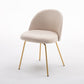Scandinavian Upholstered Dining Side Chair Matte Finish Parsons Dining Chair Beige 1 Piece Brass Gold Clearhalo ' kitchen&dining_furn' 'Dining Chairs' 'Dining Tables & Seating' 'dining_chair' 'furn' 'furn_dining_chair' 'Furniture' 'furniture_dining_chair' 'Kitchen & Dining Furniture' 'kitchen' 4008328