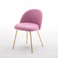 Scandinavian Upholstered Dining Side Chair Matte Finish Parsons Dining Chair Pink 1 Piece Brass Gold Clearhalo ' kitchen&dining_furn' 'Dining Chairs' 'Dining Tables & Seating' 'dining_chair' 'furn' 'furn_dining_chair' 'Furniture' 'furniture_dining_chair' 'Kitchen & Dining Furniture' 'kitchen' 4008340