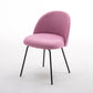 Scandinavian Upholstered Dining Side Chair Matte Finish Parsons Dining Chair Pink 1 Piece Black Clearhalo ' kitchen&dining_furn' 'Dining Chairs' 'Dining Tables & Seating' 'dining_chair' 'furn' 'furn_dining_chair' 'Furniture' 'furniture_dining_chair' 'Kitchen & Dining Furniture' 'kitchen' 4008344