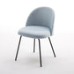 Scandinavian Upholstered Dining Side Chair Matte Finish Parsons Dining Chair Light Blue 1 Piece Black Clearhalo ' kitchen&dining_furn' 'Dining Chairs' 'Dining Tables & Seating' 'dining_chair' 'furn' 'furn_dining_chair' 'Furniture' 'furniture_dining_chair' 'Kitchen & Dining Furniture' 'kitchen' 4008371