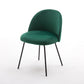 Scandinavian Upholstered Dining Side Chair Matte Finish Parsons Dining Chair Blackish Green 1 Piece Black Clearhalo ' kitchen&dining_furn' 'Dining Chairs' 'Dining Tables & Seating' 'dining_chair' 'furn' 'furn_dining_chair' 'Furniture' 'furniture_dining_chair' 'Kitchen & Dining Furniture' 'kitchen' 4008395