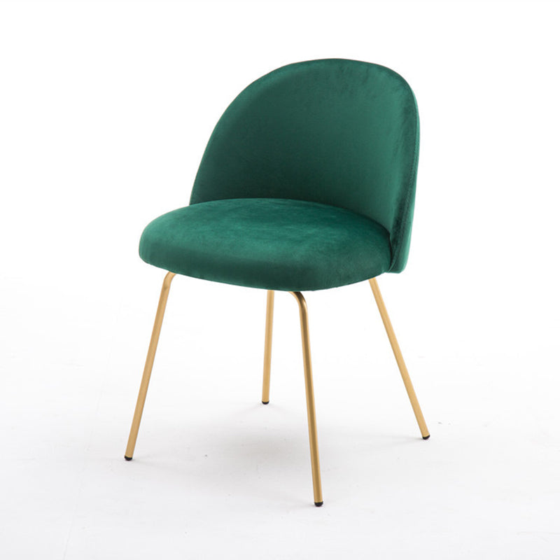 Scandinavian Upholstered Dining Side Chair Matte Finish Parsons Dining Chair Blackish Green 1 Piece Brass Gold Clearhalo ' kitchen&dining_furn' 'Dining Chairs' 'Dining Tables & Seating' 'dining_chair' 'furn' 'furn_dining_chair' 'Furniture' 'furniture_dining_chair' 'Kitchen & Dining Furniture' 'kitchen' 4008398