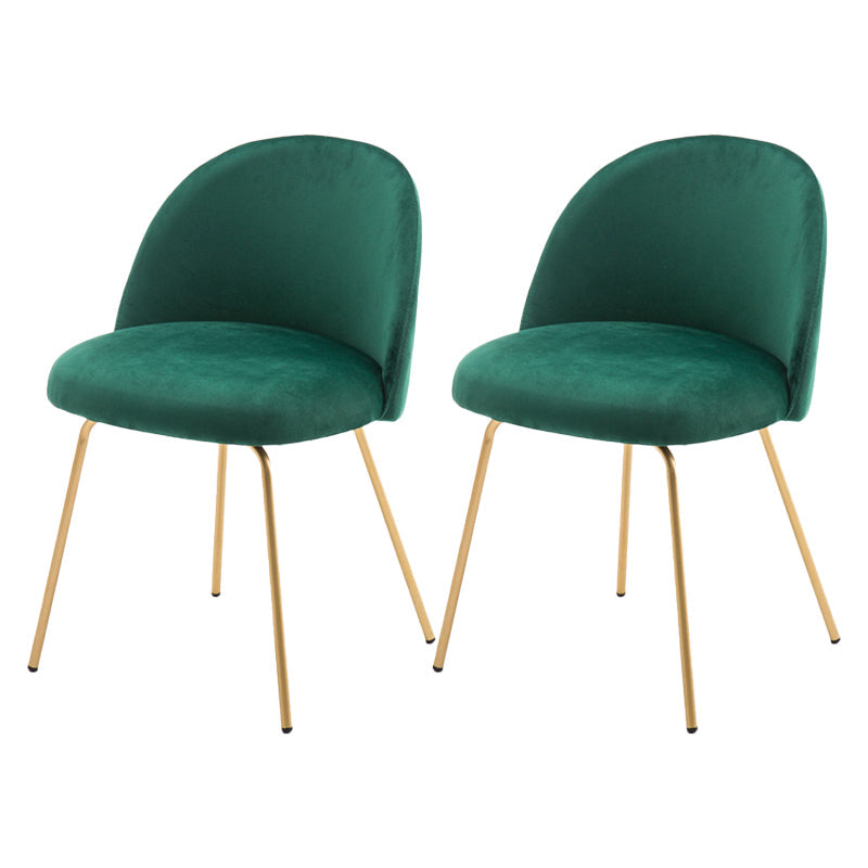Scandinavian Upholstered Dining Side Chair Matte Finish Parsons Dining Chair Blackish Green 2 Piece Set Brass Gold Clearhalo ' kitchen&dining_furn' 'Dining Chairs' 'Dining Tables & Seating' 'dining_chair' 'furn' 'furn_dining_chair' 'Furniture' 'furniture_dining_chair' 'Kitchen & Dining Furniture' 'kitchen' 4008399