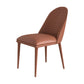 Modern Metal Dining Room Chairs Armless Faux Leather Dining Chair for Restaurant Clearhalo ' kitchen&dining_furn' 'Dining Chairs' 'Dining Tables & Seating' 'dining_chair' 'furn' 'furn_dining_chair' 'Furniture' 'furniture_dining_chair' 'Kitchen & Dining Furniture' 'kitchen' 4008428