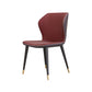 Glam Metal Dining Room Armless Chairs Wingback Parsons Chair for Restaurant Clearhalo ' kitchen&dining_furn' 'Dining Chairs' 'Dining Tables & Seating' 'dining_chair' 'furn' 'furn_dining_chair' 'Furniture' 'furniture_dining_chair' 'Kitchen & Dining Furniture' 'kitchen' 4008447