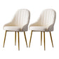Nordic Metal Dining Room Armchairs Upholstered Linen Fabric Chairs for Restaurant Off-White 2 Piece Set Clearhalo ' kitchen&dining_furn' 'Dining Chairs' 'Dining Tables & Seating' 'dining_chair' 'furn' 'furn_dining_chair' 'Furniture' 'furniture_dining_chair' 'Kitchen & Dining Furniture' 'kitchen' 4008502