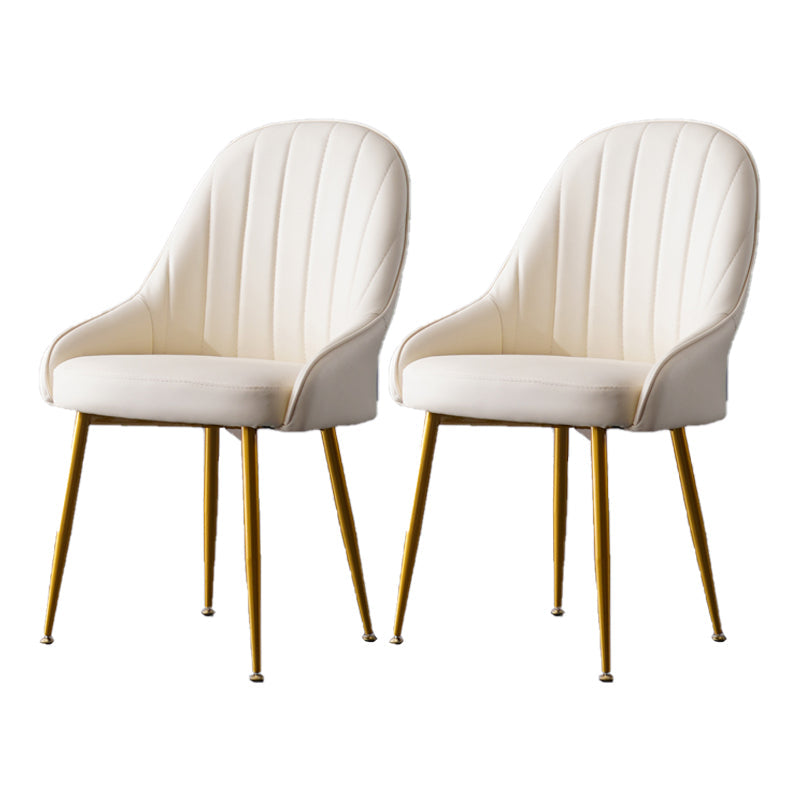 Nordic Metal Dining Room Armchairs Upholstered Linen Fabric Chairs for Restaurant Off-White 2 Piece Set Clearhalo ' kitchen&dining_furn' 'Dining Chairs' 'Dining Tables & Seating' 'dining_chair' 'furn' 'furn_dining_chair' 'Furniture' 'furniture_dining_chair' 'Kitchen & Dining Furniture' 'kitchen' 4008502