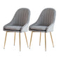 Nordic Metal Dining Room Armchairs Upholstered Linen Fabric Chairs for Restaurant Grey 2 Piece Set Clearhalo ' kitchen&dining_furn' 'Dining Chairs' 'Dining Tables & Seating' 'dining_chair' 'furn' 'furn_dining_chair' 'Furniture' 'furniture_dining_chair' 'Kitchen & Dining Furniture' 'kitchen' 4008523