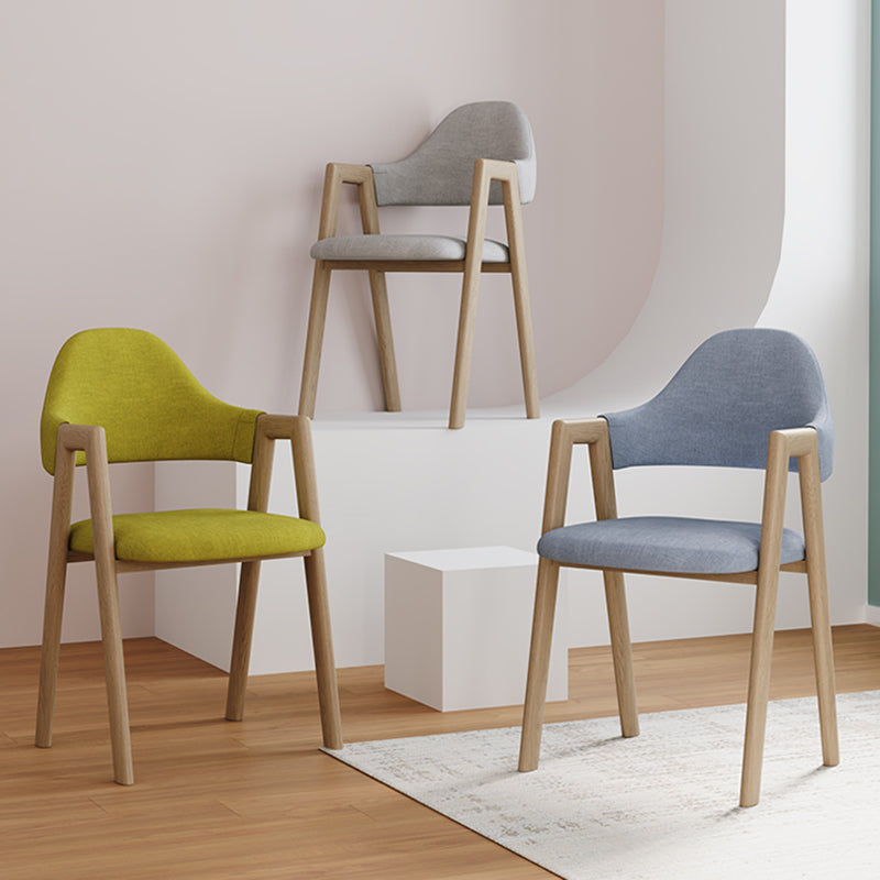 Modern Indoor-Outdoor Metal Dining Room Side Chair Open Back Dining Side Chair with Arm Clearhalo ' kitchen&dining_furn' 'Dining Chairs' 'Dining Tables & Seating' 'dining_chair' 'furn' 'furn_dining_chair' 'Furniture' 'furniture_dining_chair' 'Kitchen & Dining Furniture' 'kitchen' 4008537