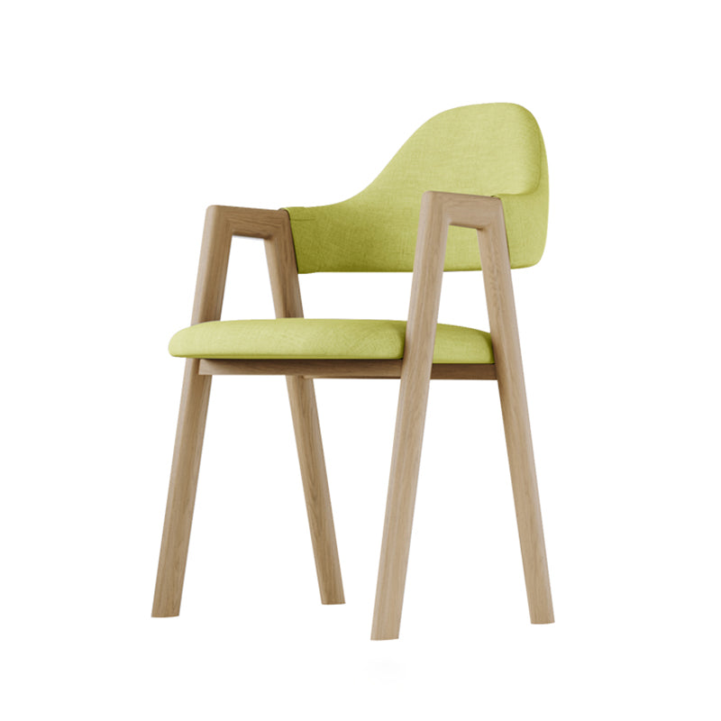 Modern Indoor-Outdoor Metal Dining Room Side Chair Open Back Dining Side Chair with Arm Clearhalo ' kitchen&dining_furn' 'Dining Chairs' 'Dining Tables & Seating' 'dining_chair' 'furn' 'furn_dining_chair' 'Furniture' 'furniture_dining_chair' 'Kitchen & Dining Furniture' 'kitchen' 4008541