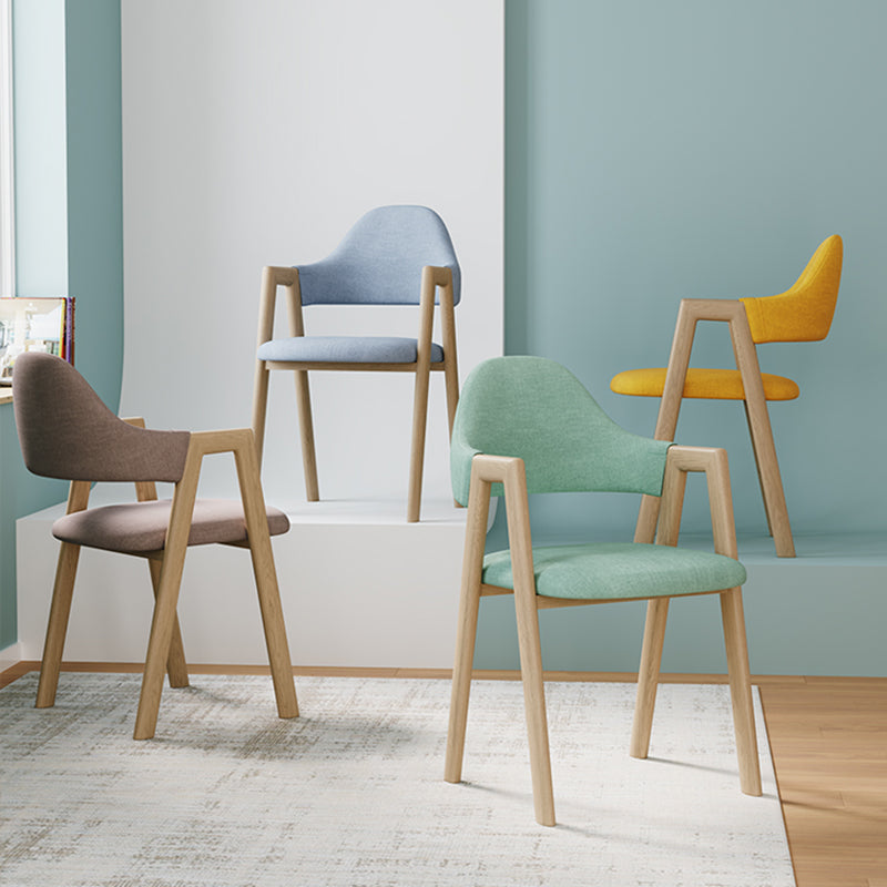 Modern Indoor-Outdoor Metal Dining Room Side Chair Open Back Dining Side Chair with Arm Clearhalo ' kitchen&dining_furn' 'Dining Chairs' 'Dining Tables & Seating' 'dining_chair' 'furn' 'furn_dining_chair' 'Furniture' 'furniture_dining_chair' 'Kitchen & Dining Furniture' 'kitchen' 4008550