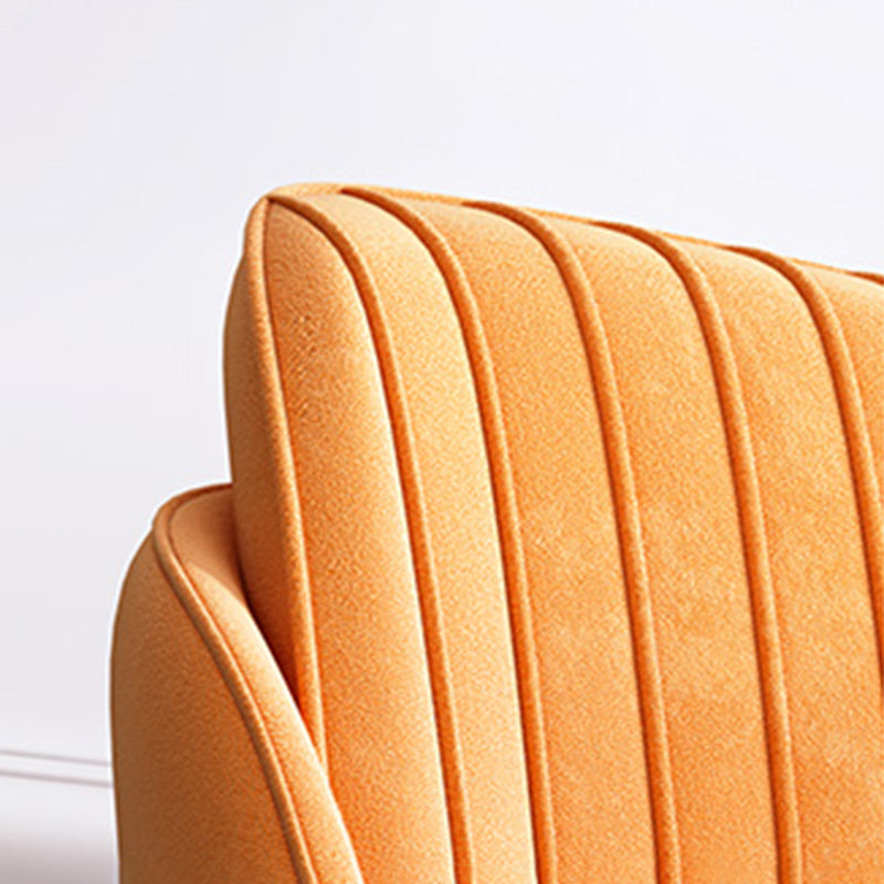 Scandinavian Style Dining Chair Metal Leather Dining Room Solid Back Chair Clearhalo ' kitchen&dining_furn' 'Dining Chairs' 'Dining Tables & Seating' 'dining_chair' 'furn' 'furn_dining_chair' 'Furniture' 'furniture_dining_chair' 'Kitchen & Dining Furniture' 'kitchen' 4008577