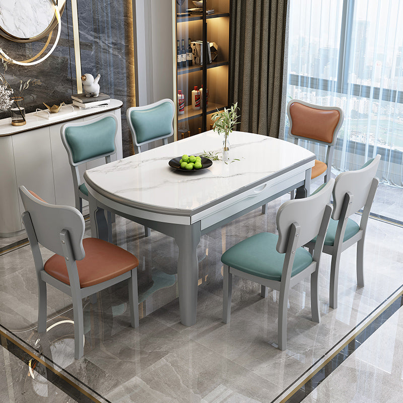 Home Scandinavian Side Chair Wood Upholstered Open Back Dining Room Chair (Set of 2) Clearhalo ' kitchen&dining_furn' 'Dining Chairs' 'Dining Tables & Seating' 'dining_chair' 'furn' 'furn_dining_chair' 'Furniture' 'furniture_dining_chair' 'Kitchen & Dining Furniture' 'kitchen' 4008674