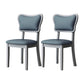 Home Scandinavian Side Chair Wood Upholstered Open Back Dining Room Chair (Set of 2) Gray-Blue Gray Clearhalo ' kitchen&dining_furn' 'Dining Chairs' 'Dining Tables & Seating' 'dining_chair' 'furn' 'furn_dining_chair' 'Furniture' 'furniture_dining_chair' 'Kitchen & Dining Furniture' 'kitchen' 4008677