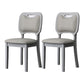 Indoor Scandinavian Side Chair Wood Upholstered Open Back Dining Room Chair (Set of 2) Off-White Gray Clearhalo ' kitchen&dining_furn' 'Dining Chairs' 'Dining Tables & Seating' 'dining_chair' 'furn' 'furn_dining_chair' 'Furniture' 'furniture_dining_chair' 'Kitchen & Dining Furniture' 'kitchen' 4008703