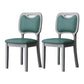 Indoor Scandinavian Side Chair Wood Upholstered Open Back Dining Room Chair (Set of 2) Peacock Blue Gray Clearhalo ' kitchen&dining_furn' 'Dining Chairs' 'Dining Tables & Seating' 'dining_chair' 'furn' 'furn_dining_chair' 'Furniture' 'furniture_dining_chair' 'Kitchen & Dining Furniture' 'kitchen' 4008705
