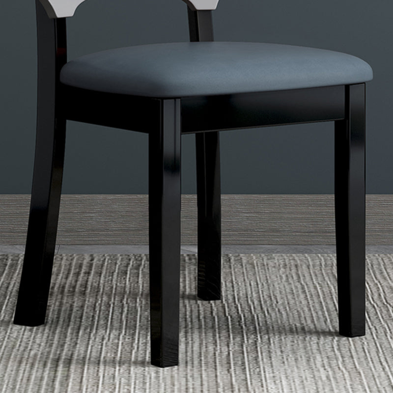 Indoor Scandinavian Side Chair Wood Upholstered Open Back Dining Room Chair (Set of 2) Clearhalo ' kitchen&dining_furn' 'Dining Chairs' 'Dining Tables & Seating' 'dining_chair' 'furn' 'furn_dining_chair' 'Furniture' 'furniture_dining_chair' 'Kitchen & Dining Furniture' 'kitchen' 4008706