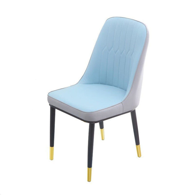 Scandinavian Indoor Side Chair Parsons Back Metal Upholstered Dining Room Chair Clearhalo ' kitchen&dining_furn' 'Dining Chairs' 'Dining Tables & Seating' 'dining_chair' 'furn' 'furn_dining_chair' 'Furniture' 'furniture_dining_chair' 'Kitchen & Dining Furniture' 'kitchen' 4008717