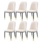 Scandinavian Indoor Side Chair Parsons Back Metal Upholstered Dining Room Chair Off-White 6 Piece Set Brass Gold Clearhalo ' kitchen&dining_furn' 'Dining Chairs' 'Dining Tables & Seating' 'dining_chair' 'furn' 'furn_dining_chair' 'Furniture' 'furniture_dining_chair' 'Kitchen & Dining Furniture' 'kitchen' 4008720