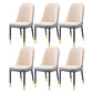 Scandinavian Indoor Side Chair Parsons Back Metal Upholstered Dining Room Chair Gray-White 6 Piece Set Brass Gold Clearhalo ' kitchen&dining_furn' 'Dining Chairs' 'Dining Tables & Seating' 'dining_chair' 'furn' 'furn_dining_chair' 'Furniture' 'furniture_dining_chair' 'Kitchen & Dining Furniture' 'kitchen' 4008725