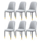 Scandinavian Indoor Side Chair Parsons Back Metal Upholstered Dining Room Chair Grey 6 Piece Set Brass Gold Clearhalo ' kitchen&dining_furn' 'Dining Chairs' 'Dining Tables & Seating' 'dining_chair' 'furn' 'furn_dining_chair' 'Furniture' 'furniture_dining_chair' 'Kitchen & Dining Furniture' 'kitchen' 4008786