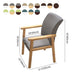 Indoor Contemporary Arm Chair Solid Back Upholstered Wood Single Dining Room Chair Clearhalo ' kitchen&dining_furn' 'Dining Chairs' 'Dining Tables & Seating' 'dining_chair' 'furn' 'furn_dining_chair' 'Furniture' 'furniture_dining_chair' 'Kitchen & Dining Furniture' 'kitchen' 4008842