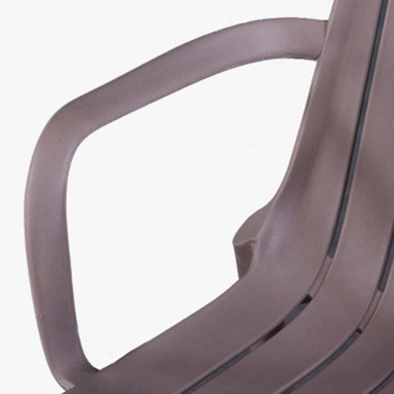 Contemporary Style Kitchen Dining Chairs Plastic Dining Stackable Arm Chairs Clearhalo ' kitchen&dining_furn' 'Dining Chairs' 'Dining Tables & Seating' 'dining_chair' 'furn' 'furn_dining_chair' 'Furniture' 'furniture_dining_chair' 'Kitchen & Dining Furniture' 'kitchen' 4008853