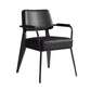 Indoor Scandinavian Arm Chair Open Back Upholstered Metal Dining Room Chair Clearhalo ' kitchen&dining_furn' 'Dining Chairs' 'Dining Tables & Seating' 'dining_chair' 'furn' 'furn_dining_chair' 'Furniture' 'furniture_dining_chair' 'Kitchen & Dining Furniture' 'kitchen' 4008905