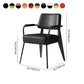 Indoor Scandinavian Arm Chair Open Back Upholstered Metal Dining Room Chair Clearhalo ' kitchen&dining_furn' 'Dining Chairs' 'Dining Tables & Seating' 'dining_chair' 'furn' 'furn_dining_chair' 'Furniture' 'furniture_dining_chair' 'Kitchen & Dining Furniture' 'kitchen' 4008933