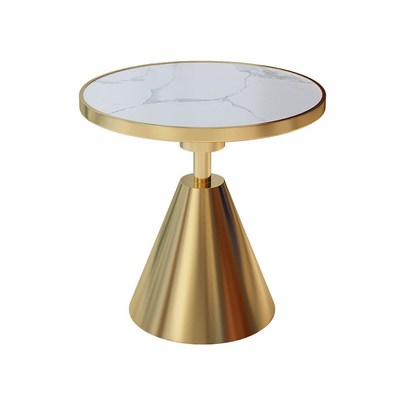 Metal Traditional Luxury Round Table Marble Top Table for Kitchen Without Chairs Clearhalo ' dining_table' 'Dining Tables & Seating' 'Dining Tables' 'furn' 'furn_dining_table' 'Furniture' 'furniture_dining_table' 'Kitchen & Dining Furniture' 'kitchen&dining_furn' 'kitchen' 'kitchen_dining_table' 4020477