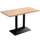 Metal Contemporary Dining Table Wood Top Table for Dining Room Rectangle Without Chairs Clearhalo ' dining_table' 'Dining Tables & Seating' 'Dining Tables' 'furn' 'furn_dining_table' 'Furniture' 'furniture_dining_table' 'Kitchen & Dining Furniture' 'kitchen&dining_furn' 'kitchen' 'kitchen_dining_table' 4020490