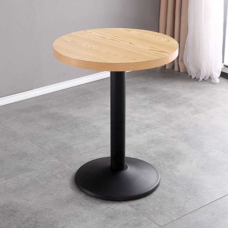 Metal Contemporary Dining Table Wood Top Table for Dining Room Clearhalo ' dining_table' 'Dining Tables & Seating' 'Dining Tables' 'furn' 'furn_dining_table' 'Furniture' 'furniture_dining_table' 'Kitchen & Dining Furniture' 'kitchen&dining_furn' 'kitchen' 'kitchen_dining_table' 4020495