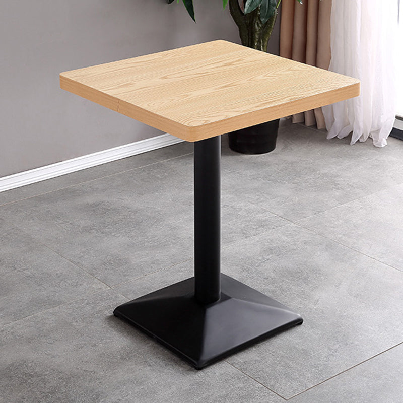 Metal Contemporary Dining Table Wood Top Table for Dining Room Clearhalo ' dining_table' 'Dining Tables & Seating' 'Dining Tables' 'furn' 'furn_dining_table' 'Furniture' 'furniture_dining_table' 'Kitchen & Dining Furniture' 'kitchen&dining_furn' 'kitchen' 'kitchen_dining_table' 4020496