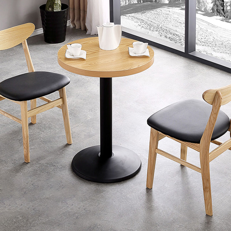 Metal Contemporary Dining Table Wood Top Table for Dining Room Clearhalo ' dining_table' 'Dining Tables & Seating' 'Dining Tables' 'furn' 'furn_dining_table' 'Furniture' 'furniture_dining_table' 'Kitchen & Dining Furniture' 'kitchen&dining_furn' 'kitchen' 'kitchen_dining_table' 4020499