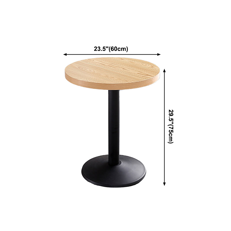 Metal Contemporary Dining Table Wood Top Table for Dining Room Clearhalo ' dining_table' 'Dining Tables & Seating' 'Dining Tables' 'furn' 'furn_dining_table' 'Furniture' 'furniture_dining_table' 'Kitchen & Dining Furniture' 'kitchen&dining_furn' 'kitchen' 'kitchen_dining_table' 4020501