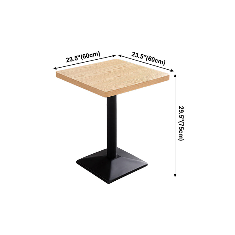 Metal Contemporary Dining Table Wood Top Table for Dining Room Clearhalo ' dining_table' 'Dining Tables & Seating' 'Dining Tables' 'furn' 'furn_dining_table' 'Furniture' 'furniture_dining_table' 'Kitchen & Dining Furniture' 'kitchen&dining_furn' 'kitchen' 'kitchen_dining_table' 4020502