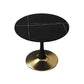 31.5'' Traditional Luxury Dining Table Round Table with Metal Tulip Base Black Without Chairs Clearhalo ' dining_table' 'Dining Tables & Seating' 'Dining Tables' 'furn' 'furn_dining_table' 'Furniture' 'furniture_dining_table' 'Kitchen & Dining Furniture' 'kitchen&dining_furn' 'kitchen' 'kitchen_dining_table' 4020506