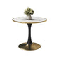 31.5'' Traditional Luxury Dining Table Round Table with Metal Tulip Base Clearhalo ' dining_table' 'Dining Tables & Seating' 'Dining Tables' 'furn' 'furn_dining_table' 'Furniture' 'furniture_dining_table' 'Kitchen & Dining Furniture' 'kitchen&dining_furn' 'kitchen' 'kitchen_dining_table' 4020510