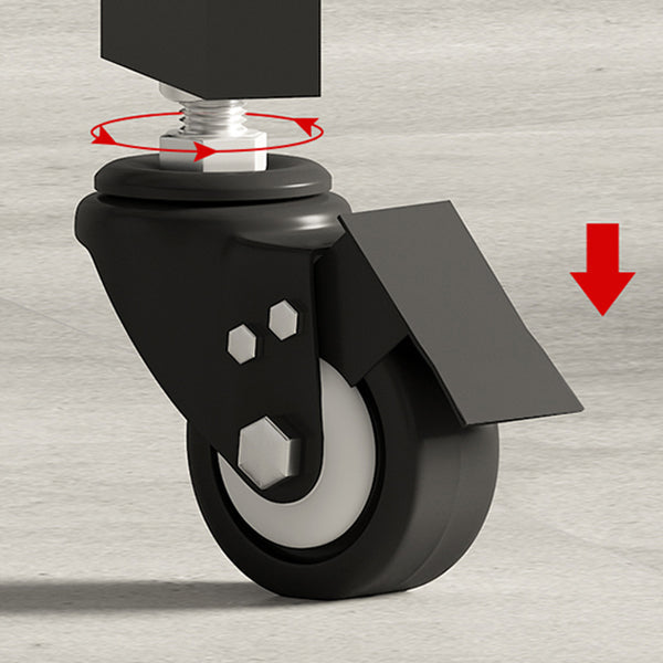 Metal Contemporary Round Dining Table High Gloss White Wood Top Table with Drop Leaf Clearhalo ' dining_table' 'Dining Tables & Seating' 'Dining Tables' 'furn' 'furn_dining_table' 'Furniture' 'furniture_dining_table' 'Kitchen & Dining Furniture' 'kitchen&dining_furn' 'kitchen' 'kitchen_dining_table' 4020620