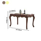 Rectangle 4-foot Dining Site Table Midcentury Solid Wood Table,55"L x 31.5"W x 29.5"H Clearhalo ' dining_table' 'Dining Tables & Seating' 'Dining Tables' 'furn' 'furn_dining_table' 'Furniture' 'furniture_dining_table' 'Kitchen & Dining Furniture' 'kitchen&dining_furn' 'kitchen' 'kitchen_dining_table' 4020674