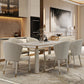 Luxury Sintered Stone Dining Table 4 Legs Base Scratch Resistant Rectangle Table for Home Clearhalo ' dining_table' 'Dining Tables & Seating' 'Dining Tables' 'furn' 'furn_dining_table' 'Furniture' 'furniture_dining_table' 'Kitchen & Dining Furniture' 'kitchen&dining_furn' 'kitchen' 'kitchen_dining_table' 4020690
