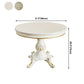 Solid Wood Victorian Round Dining Table Marble Table with Pedestal Base Clearhalo ' dining_table' 'Dining Tables & Seating' 'Dining Tables' 'furn' 'furn_dining_table' 'Furniture' 'furniture_dining_table' 'Kitchen & Dining Furniture' 'kitchen&dining_furn' 'kitchen' 'kitchen_dining_table' 4020722